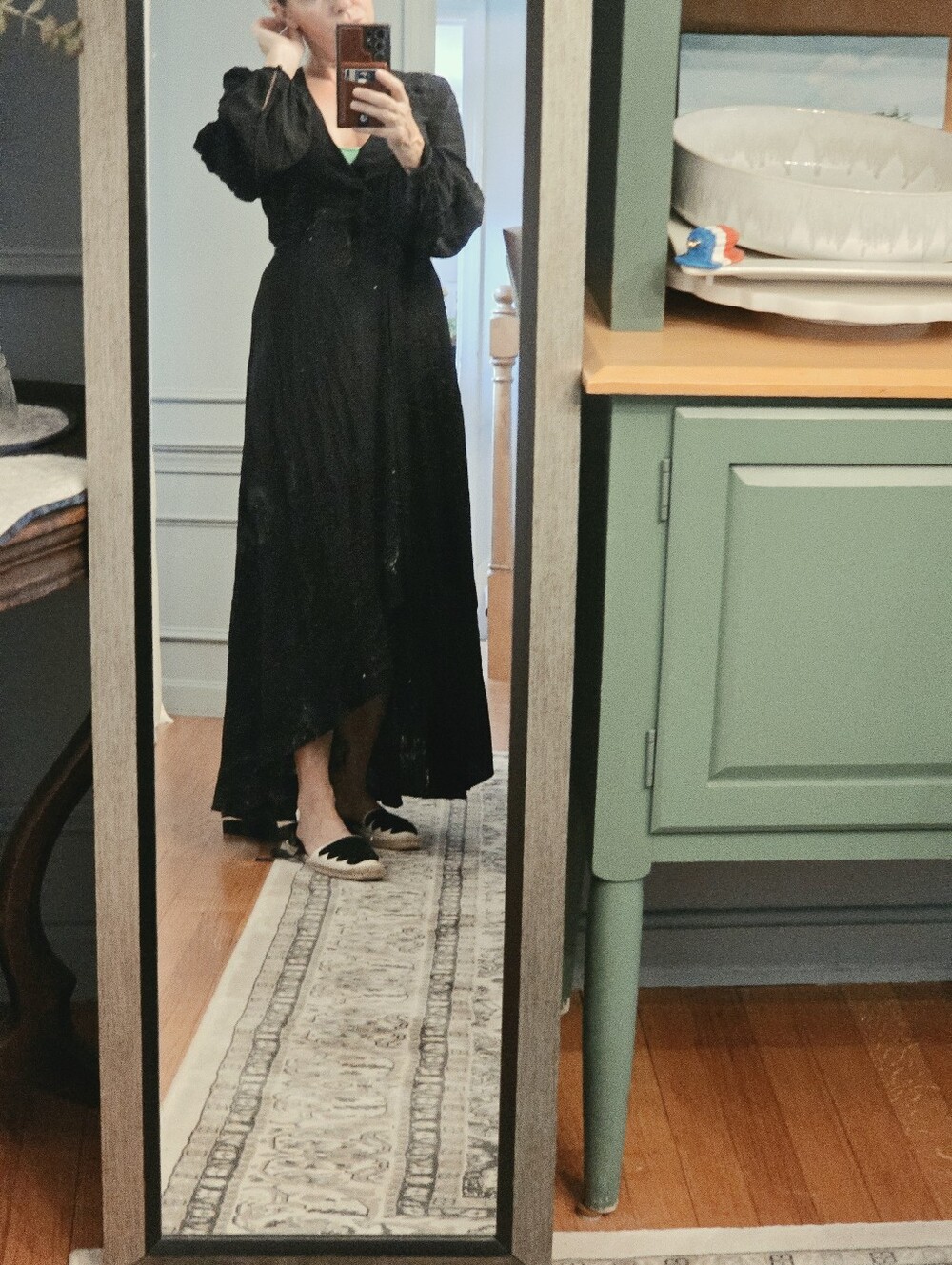 Christy Dawn Bergen Dress Black XS- Like new! - Picture 3 of 9